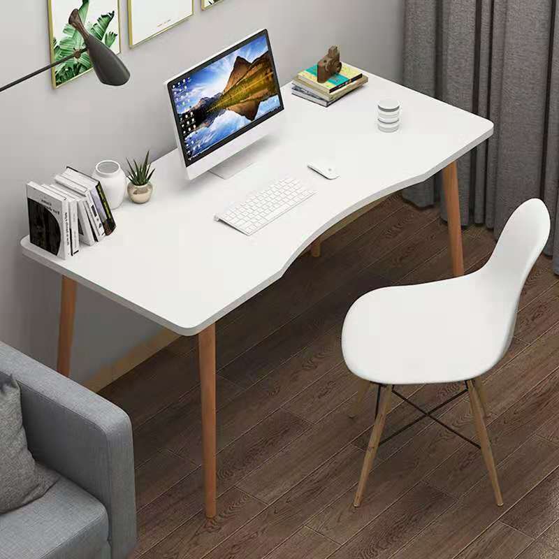 North European Wheel Desk Computer Table Style Home Student Desk Simple Modern Bedroom Small apartment Letter desk