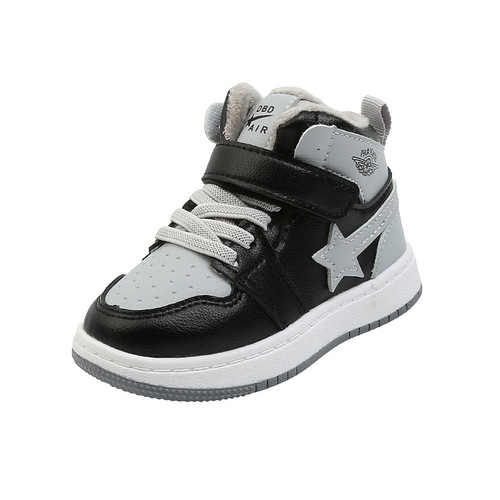 Generation of winter second-cotton children's shoes, girls' warm sneakers, dad's shoes, trendy children's sneakers, small and medium-sized sneakers