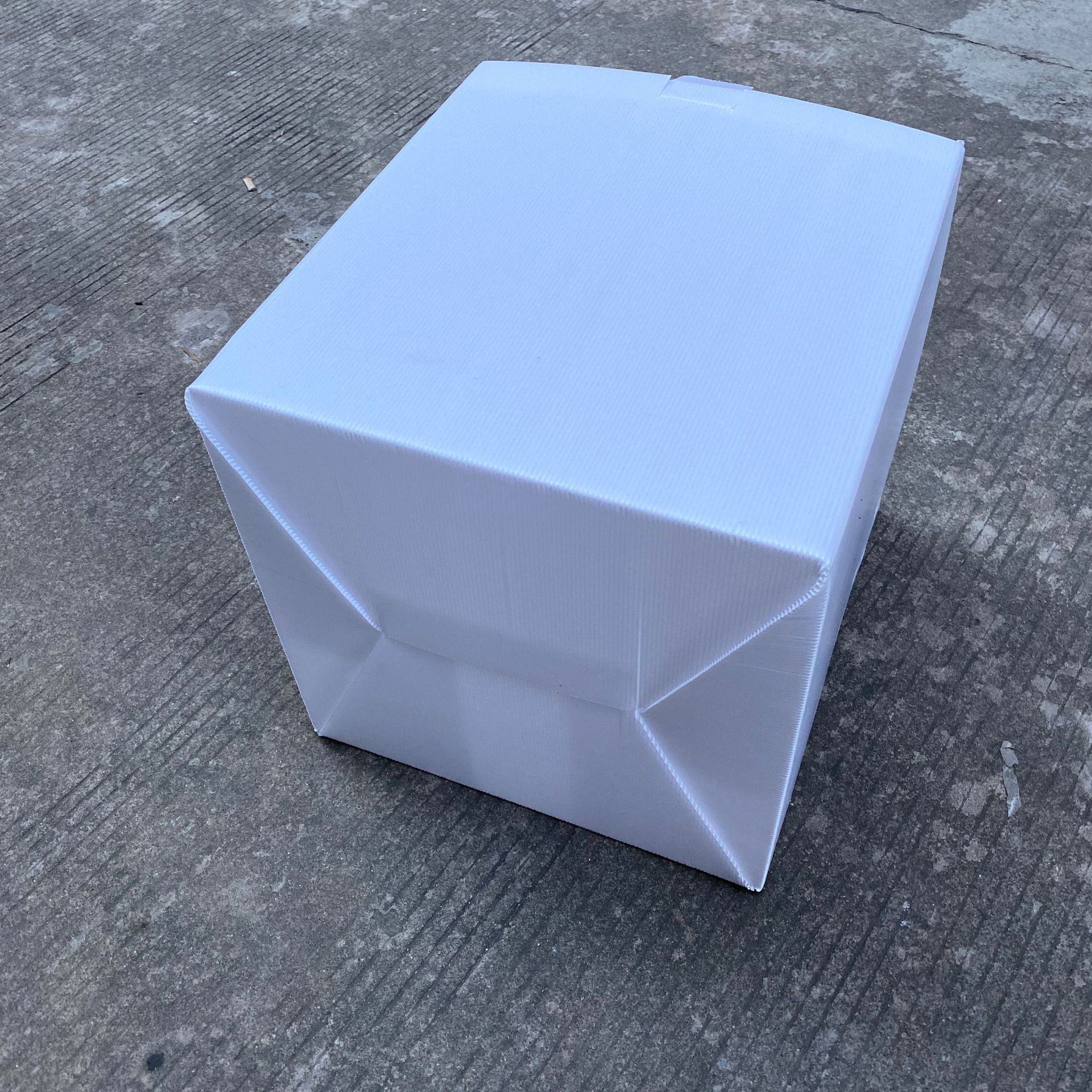 PP塑料防静电中空板纸箱5mm 850G 蓝色折叠瓦楞板箱 塑胶万通板