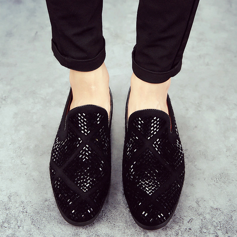 Fußballwettbewerb, Schönheit, Mode, Nachtclub, koreanische Version, lässiger Strass, personalisierte Schuhe, Friseur,_voghion.com