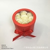 Heart -minded round double -layer rotation box PVC window opening flower box packaging snack gift box wedding gift box