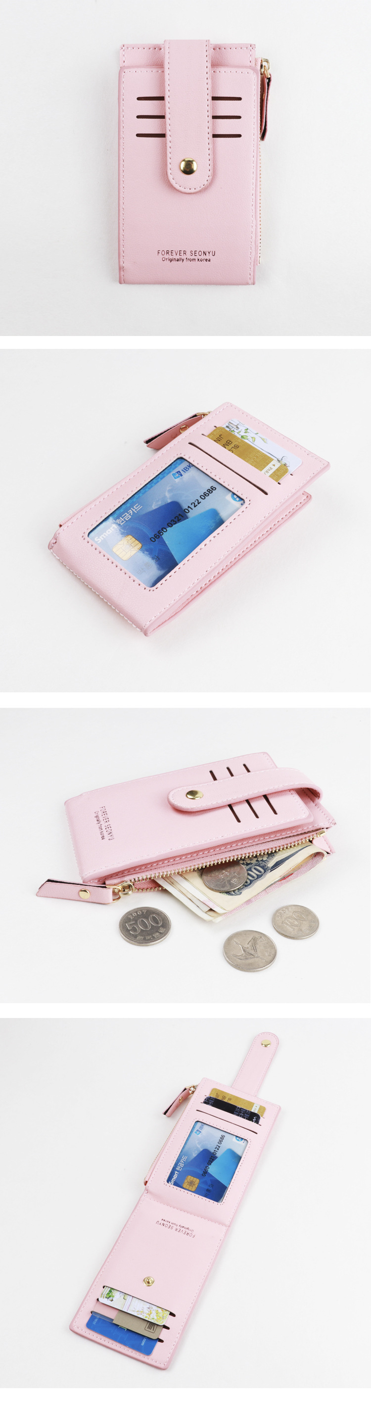 Card Holder Multifunctional Korean Coin Purse display picture 4