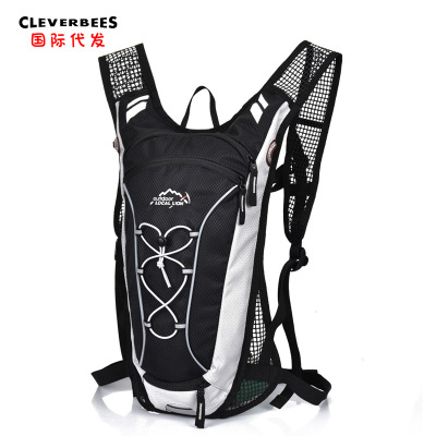 2L升水袋戶外雙肩騎行包防水徒步旅行隱藏式頭盔罩山地自行車背包