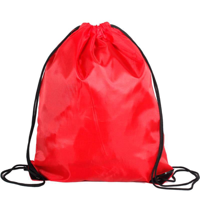 厂家现货定做210D涤纶束口袋拉绳背包袋定制尼龙袋牛津布拉绳袋印