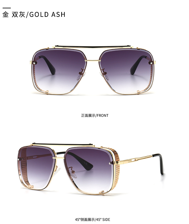 New Style Modern Retro Frame Thin Leg Sunglasses display picture 10