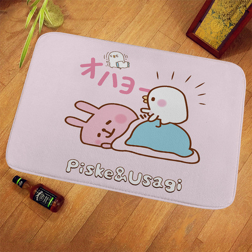 Cartoon floor mat entry door cute cartoon Kalahela rabbit foot mat Taiwan doll machine special leaflet 150g