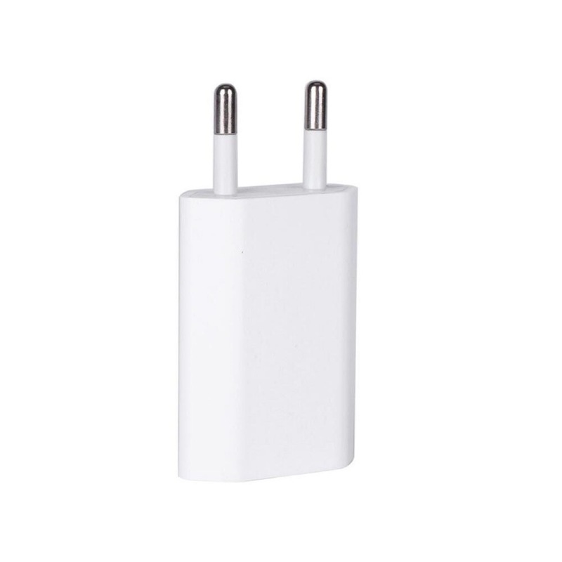 4 Generation European standard mobile phone charging head suitable for Apple single port usb flat four generation European standard American standard 5v1a charger
