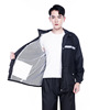 Split raincoat, uniform, set, trousers, retroreflective spring motorcycle