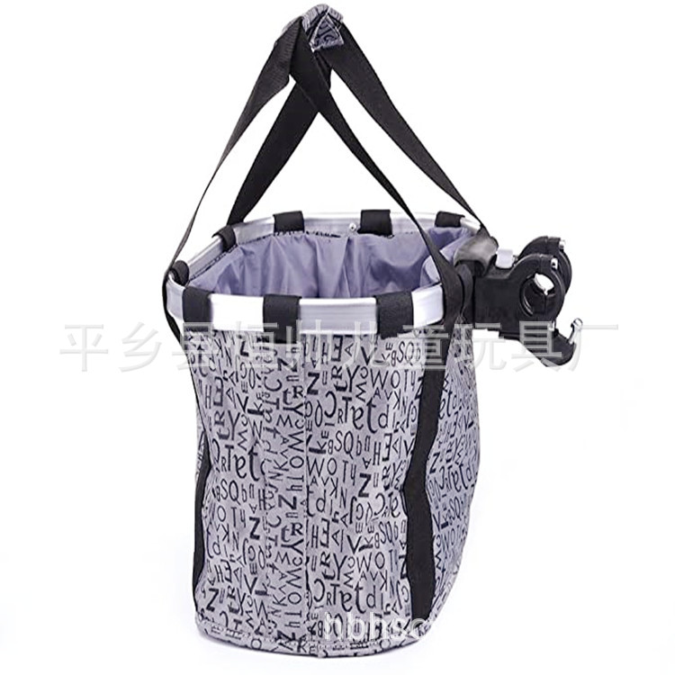 Los fabricantes de Suministro de bicicletas de liberación rápida cesta de tela, marco de aleación de aluminio bolsa frontal, bicicleta de montaña cesta plegable