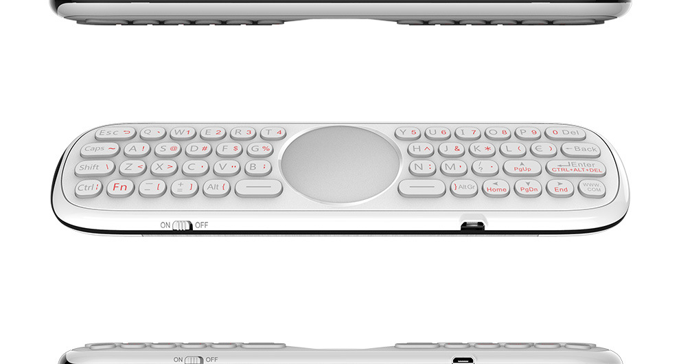 空中飞鼠 语音遥控器  双面键盘 迷你键盘遥控器 无线键盘详情5
