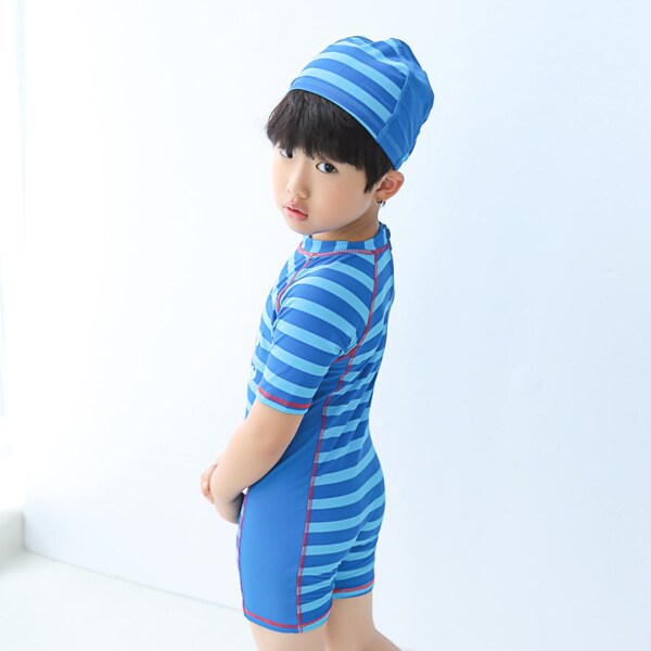 Children's swimwear for swimming for training with zipper for boys