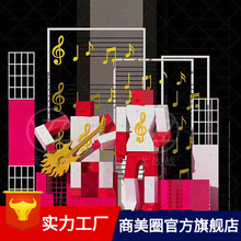 影视人物加菲猫场景制作|新款卡通主题制作与服务|厂家直型