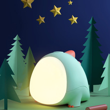 创意恐龙硅胶小夜灯 儿童卧室卡通可爱氛围灯床头伴睡小夜灯礼品