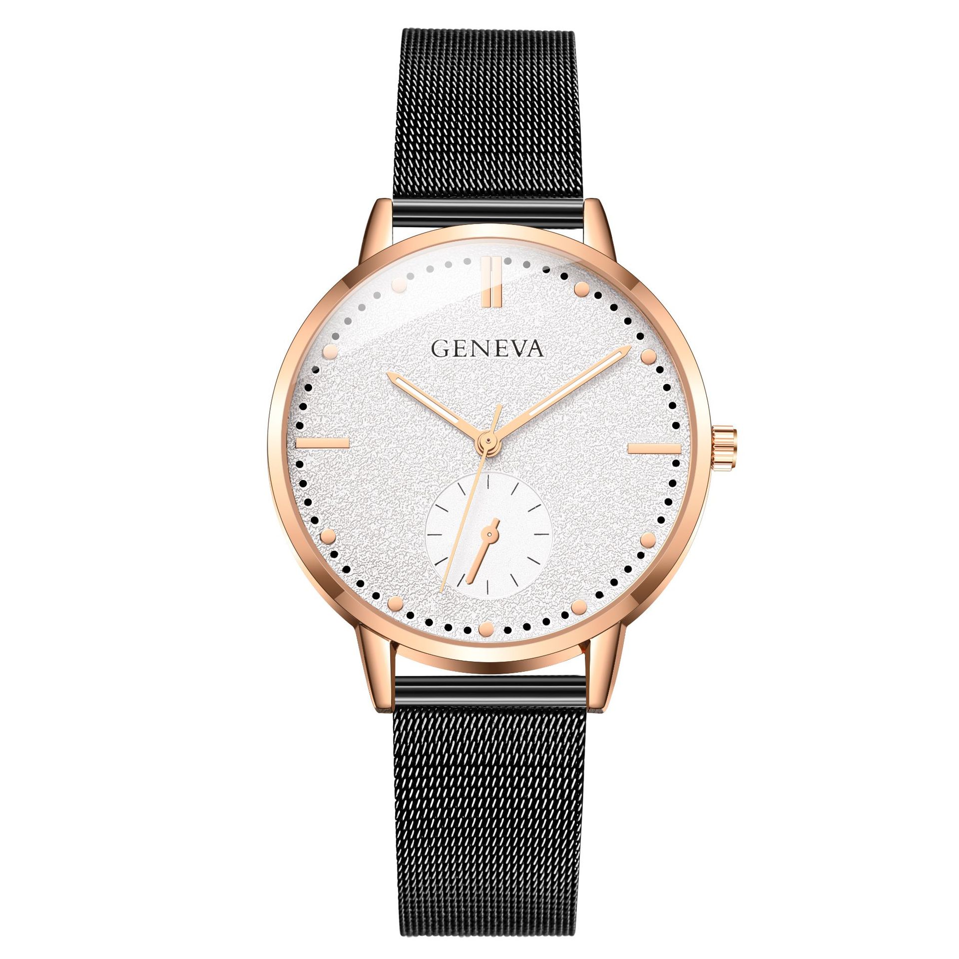 New simple scale ladies mesh band watch wish explosive student quartz watch women a generation of hair