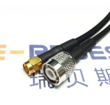 SMA 公 to TNC 公, DC-3G, F1（RG58）电缆,Talent柔性电缆组件