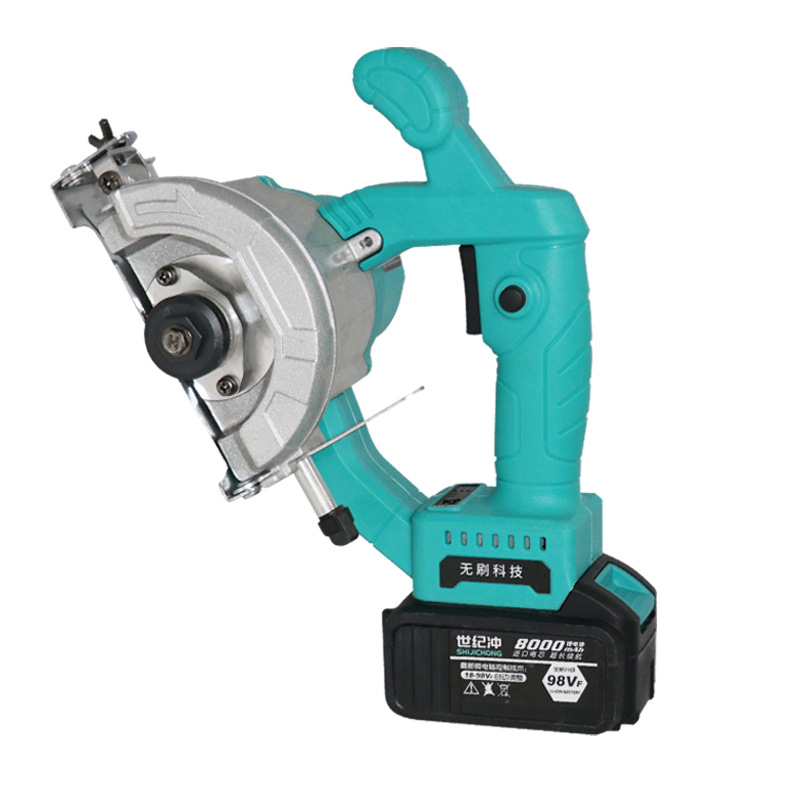 厂家供应 木工手持锂电云石机无刷4寸充电式电圆锯小型石材切割机