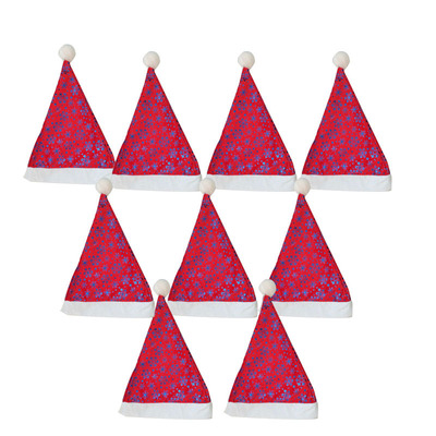 new pattern Gilding blue Snowflake Christmas hat festival party Christmas Hat Party Santa Claus Jewelry