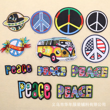 ��ͨ��ƽ���岼�� peace��ĸ��������װ���ϱ���DIY���������ֻ�