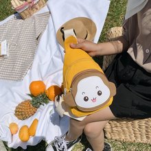 2020夏款兒童包包可愛猴子卡通斜挎胸包韓版時尚潮單肩旅行小背包