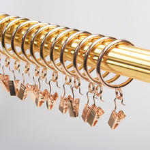 罗马圈罗马环窗夹子挂钩窗帘环金属窗帘圈挂圈挂环带耳圈