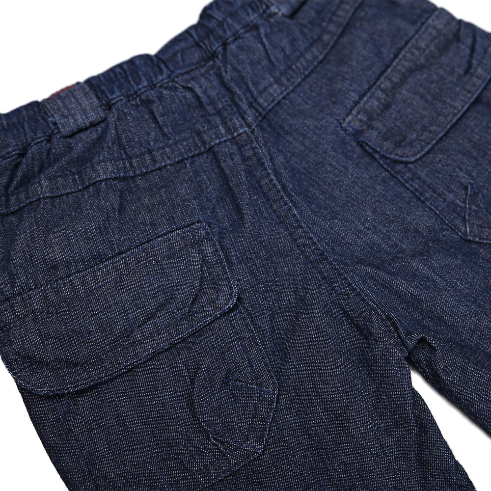 外贸童装男童牛仔裤帅气弹力牛仔棉料弹力腰头男幼童婴儿短裤夏