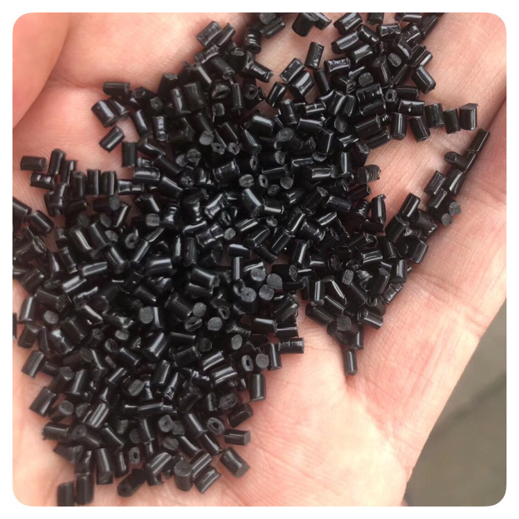 黑色导电PP改性塑料粒子特级黑色颗粒