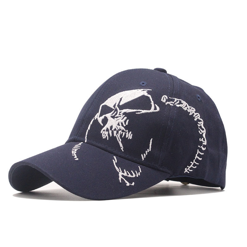 Boné de baseball personalizado com bordado de caveira esporte_voghion.com