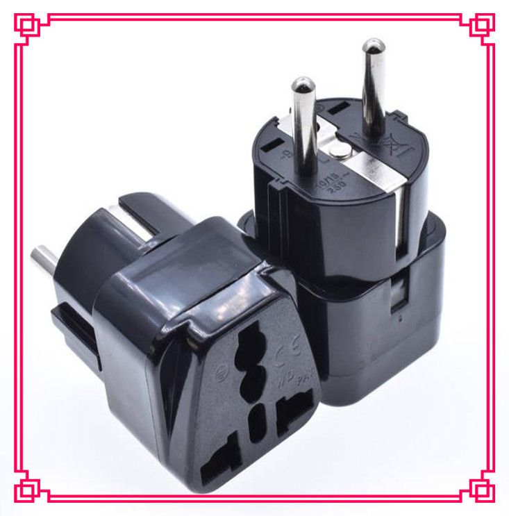 厂家批发 国内插头 美式 澳规日式转德式转换插 英式转欧式转换插