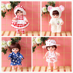 Cartoon Little Melo Doll Clothes Accessories Casual Suit Baby Girl Play House Joint Doll Dressing Practice 8