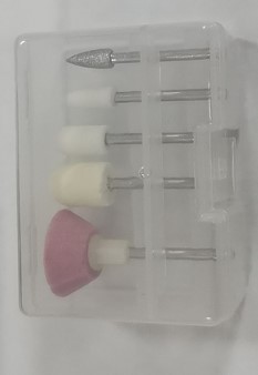 5支装美甲磨头 指甲打磨头套装 卸甲工具 迷你电磨机盒装5PC件套