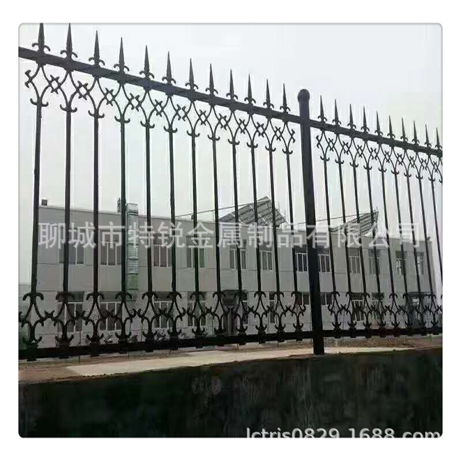 吉林铸铁护栏 工地护栏 小区隔离护栏及球磨铁艺护栏