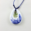 Ethnic sticker, ceramics, accessory, necklace, retro fresh pendant, ethnic style, Mori