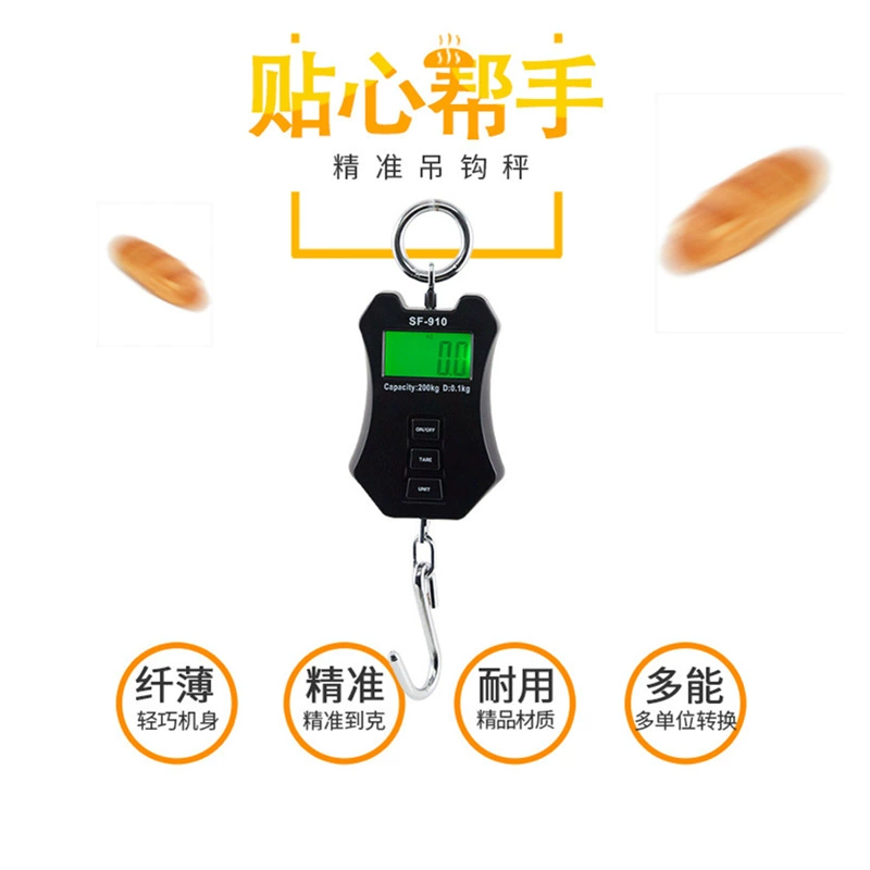 200 кг Электронные портативные весы электронные подвесные весы портативные Экспресс-весы для посылок Почтовые весы электронные подвесные весы