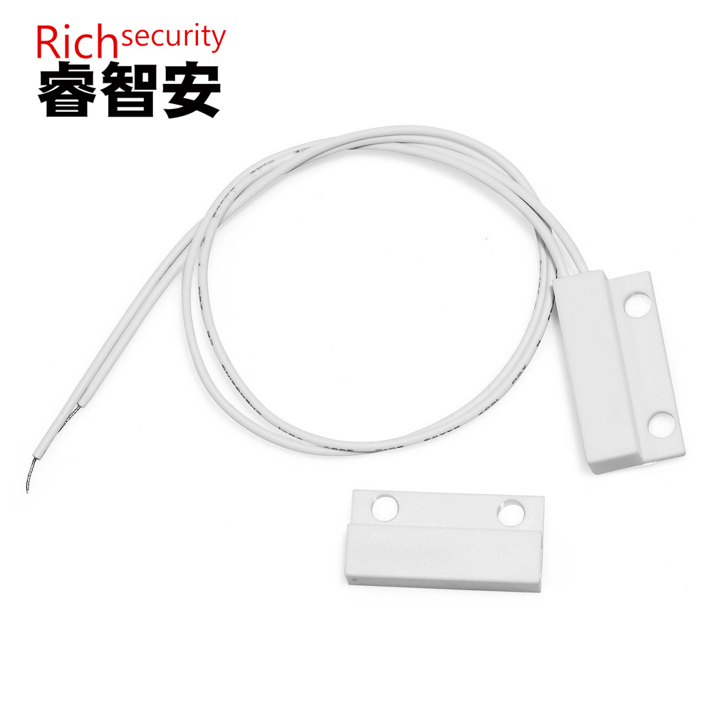 厂家直销 RZ-38C 商铺专用门磁报警器 磁控有线门磁 店铺门磁开关