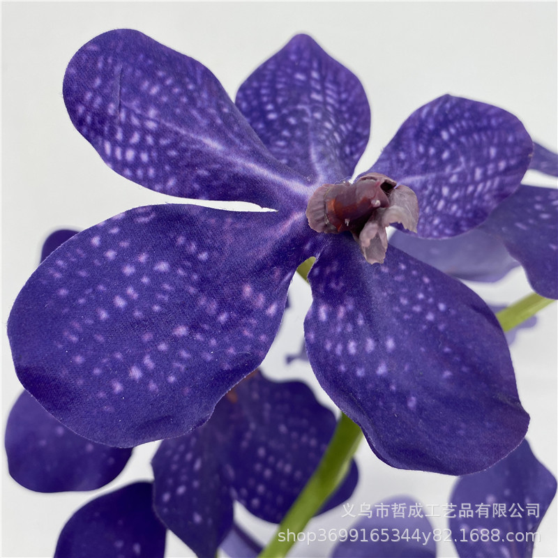 仿真花兰花万代兰蝴蝶兰千代兰绢花假花插花会所家居客厅装饰花-阿里巴巴