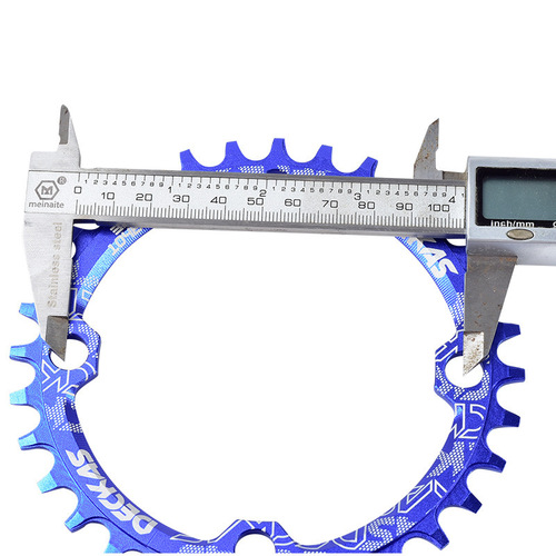 DECKAS mountain bike chainring single disc 104bcd disc oval disc positive and negative tooth bicycle chainring wholesale