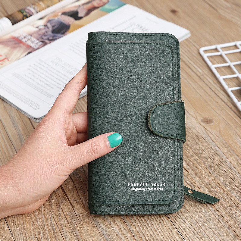Women's Wallet Tri-fold Clutch Bag Multi-function Card Bag Coin Bag Mobile Phone Bag display picture 2