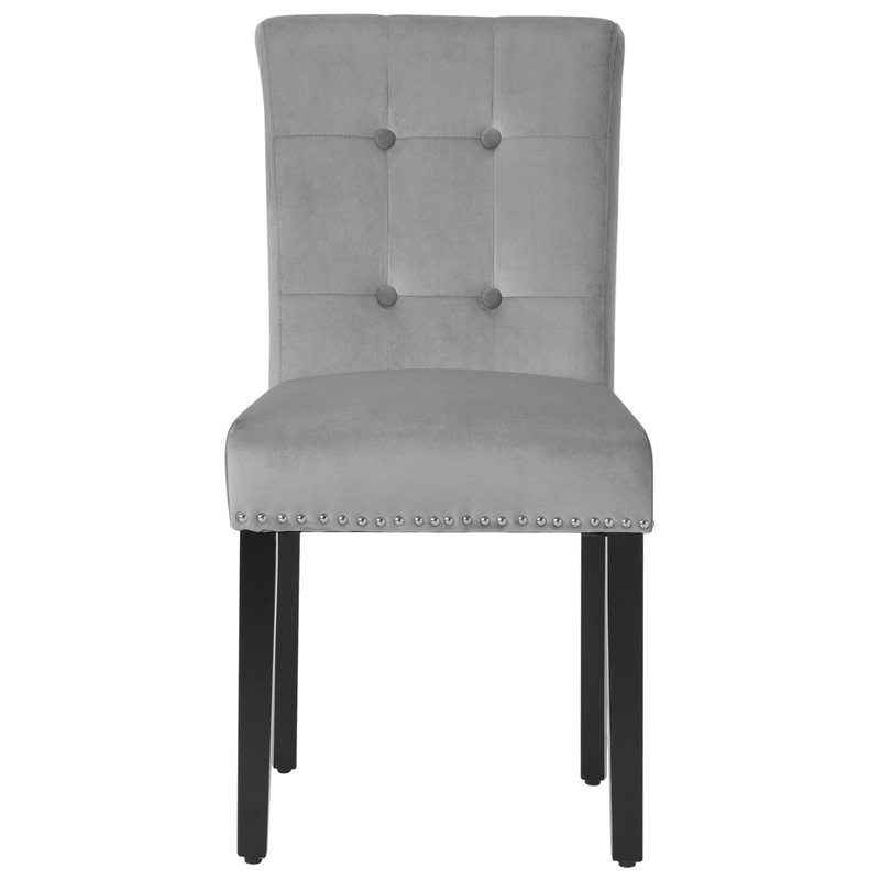 British velvet dining chair two-piece high backrest chair Amazon eBay overseas warehouse one-piece delivery