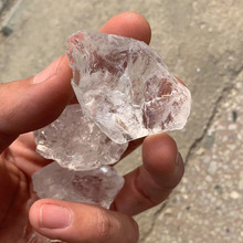 天然白水晶原石 碎石透体白水晶香薰扩香石晶石香氛原料毛石摆件