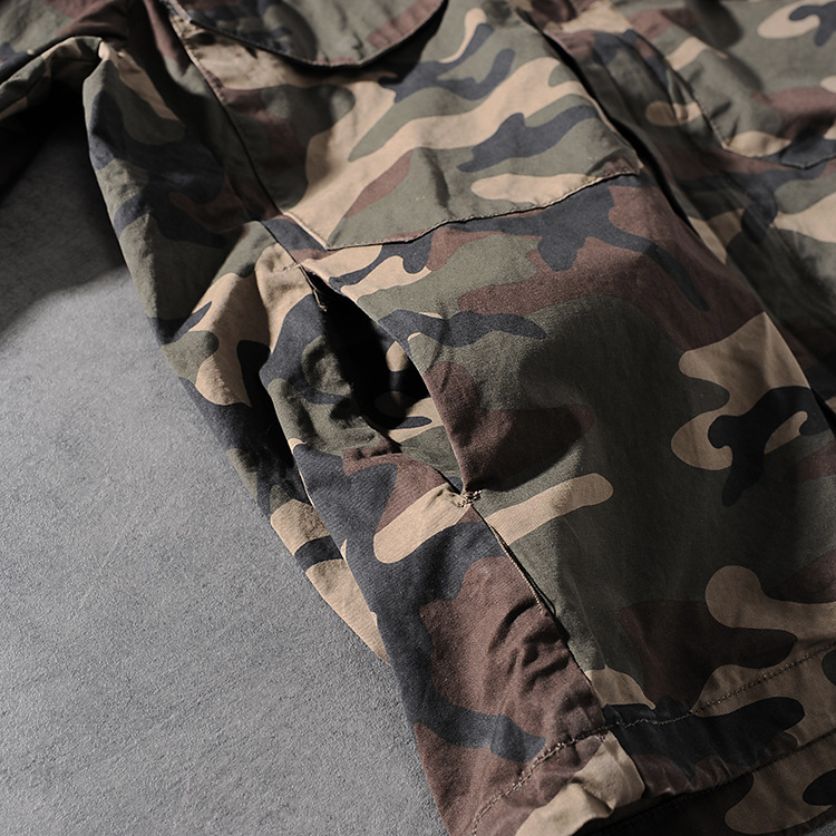 A48 autumn and winter new foreign trade original single-base solid color camouflage hooded young men's windcoat jacket jacket 0104 53 A48 autumn and winter new foreign trade original single-base solid color camouflage hooded young men's windcoat jacket jacket 0104 53