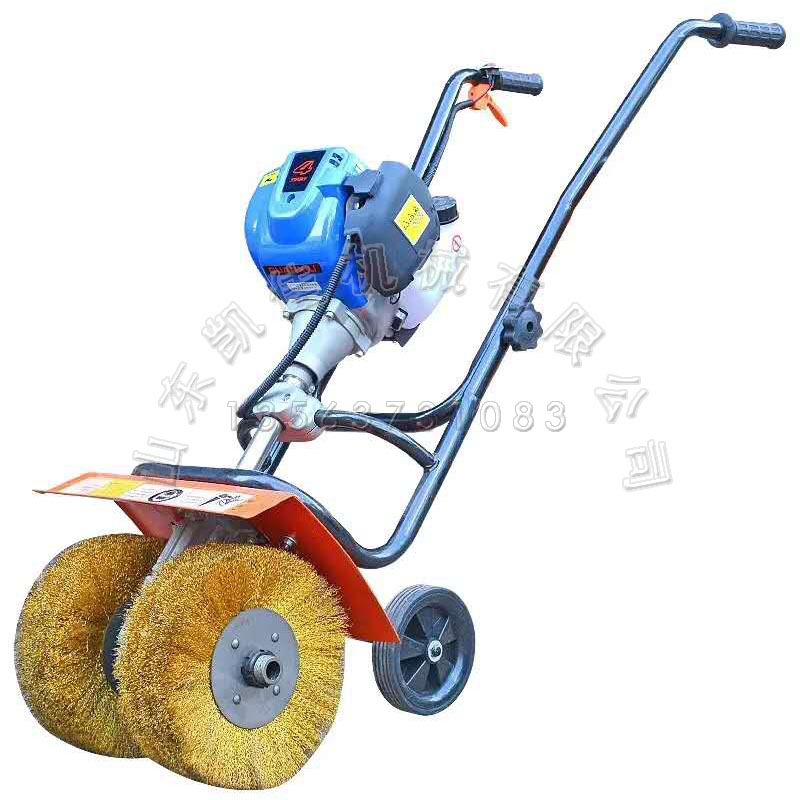 瓦房屋顶除锈设备 钢结构屋顶翻新机 汽油彩钢瓦除锈机 凯佳直供