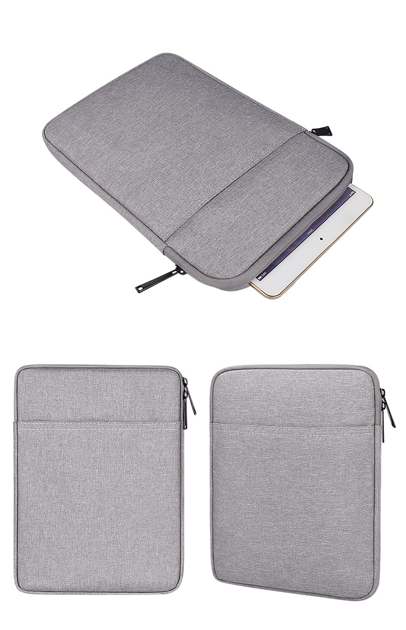 The inner liner of the ipad tablet bag is a portable storage bag suitable for business trips. It is light and thin and can be printed with a logo undefined