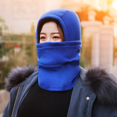 Cycling windproof hat mask for men and women battery bike riding face protection hood winter skiing warm cold protection mask