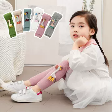 Girls' leggings 2022 Spring and Autumn Korean cartoon double needle children's pantyhose wearing girl baby student pantyhose - ShopShipShake