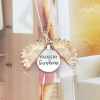 Explosive sunflower double -layer lettering can open the chain you are my sunshine pendant manufacturer direct sales