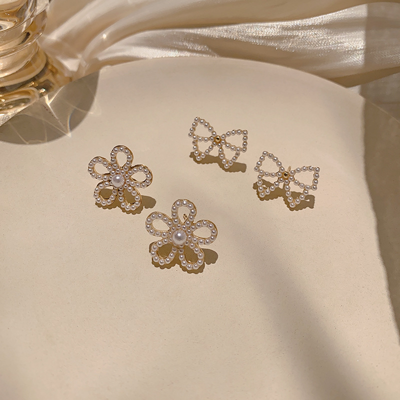 Design sense pearl butterfly earrings 20...