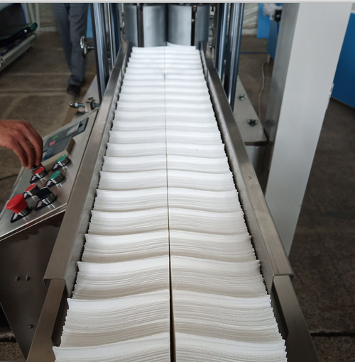 1擦拭布洗碗布折叠机 电子擦拭布折叠机 工业擦布折叠机机械