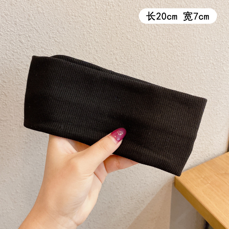 Ouyang Nana mismo estilo de banda de pelo de los deportes de las mujeres Red rojo todo partido sudor absorbente de salir corriendo de punto lavado de cara diadema pañuelo femenino