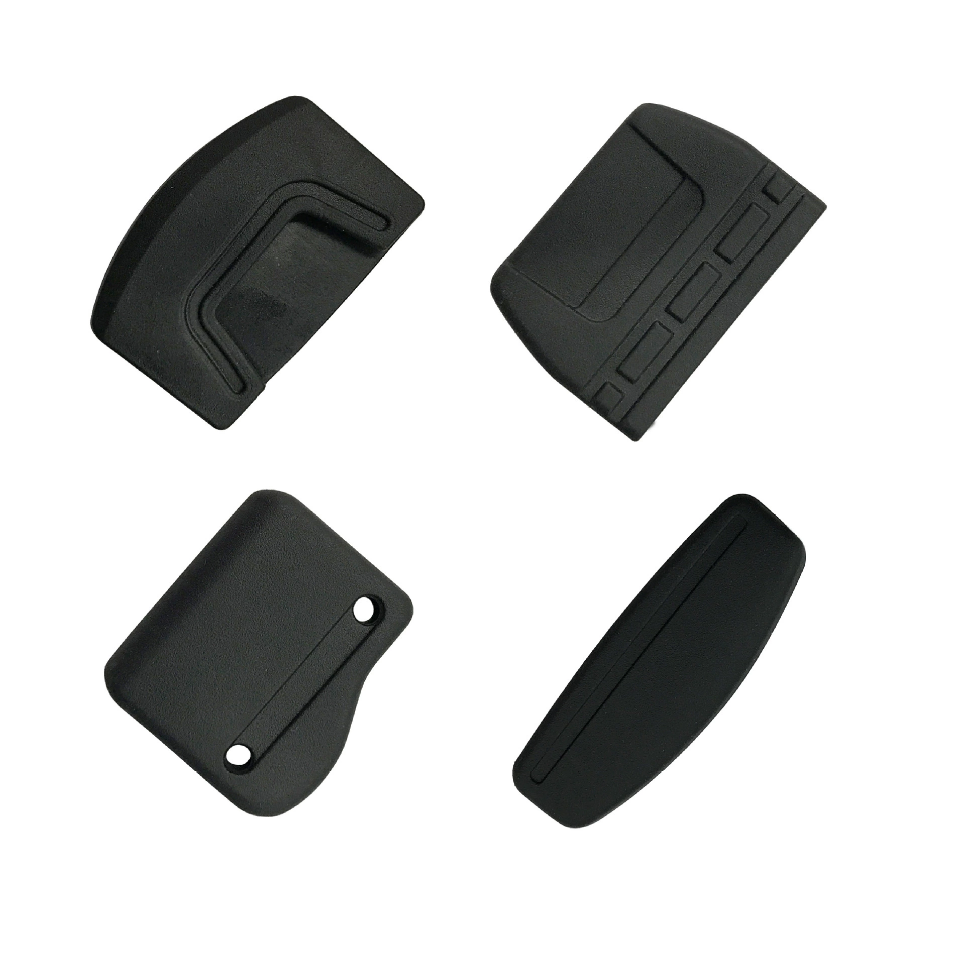 Производители поставляют багаж ремень аксессуары, ПВХ пластиковые лямки хвост, мягкие резиновые швейные нити отделки пряжки