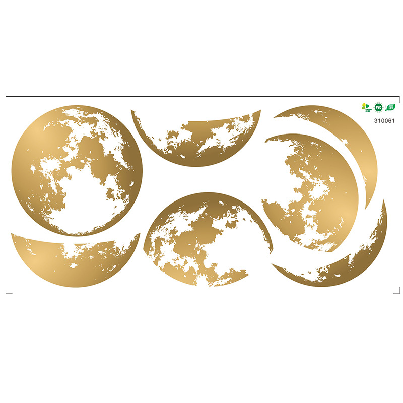 Pure Color Moon Wall Stickers display picture 9